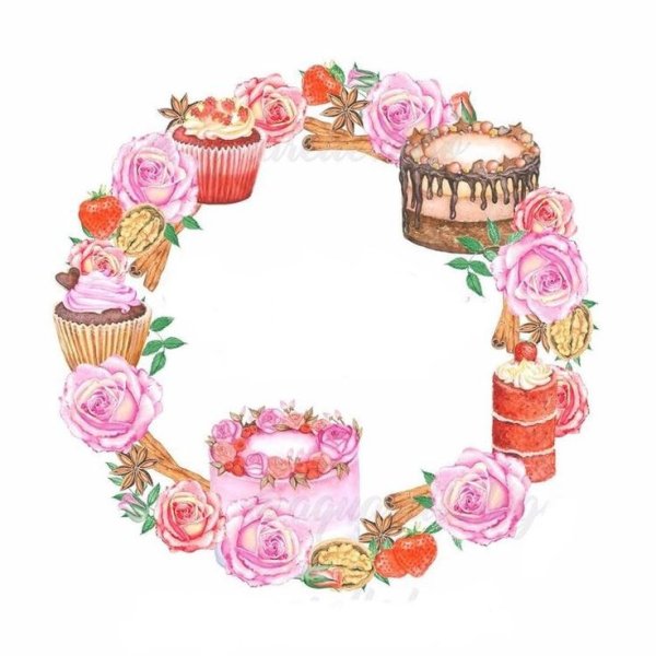 Наклейки для домашней кондитерской