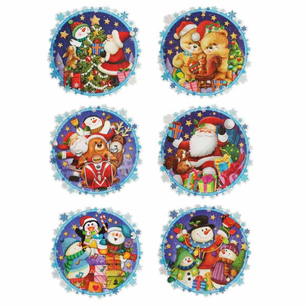 Новогодние наклейки