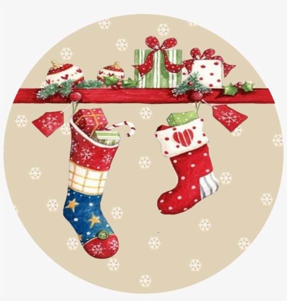 Новогодние наклейки