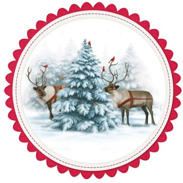 Новогодние картинки для капкейков