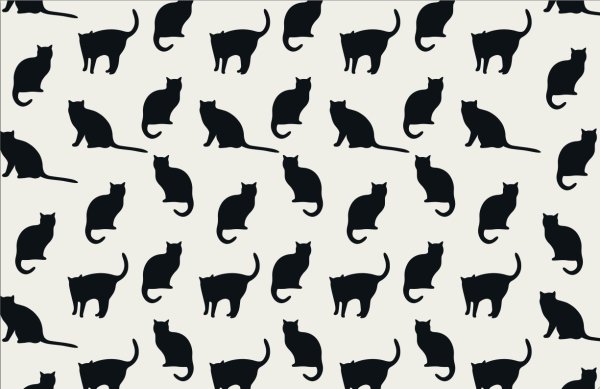 Орнамент котики