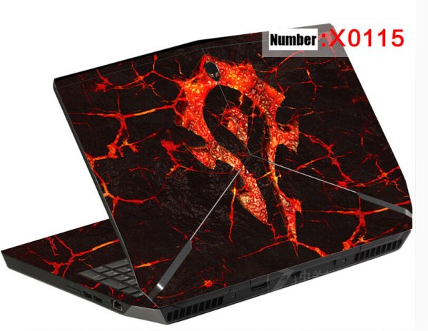 Alienware m15 наклейки на корпус