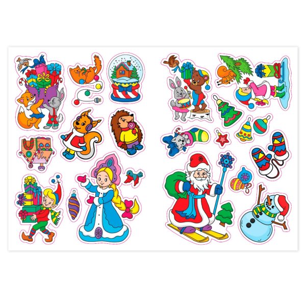 Наклейки "новый год"