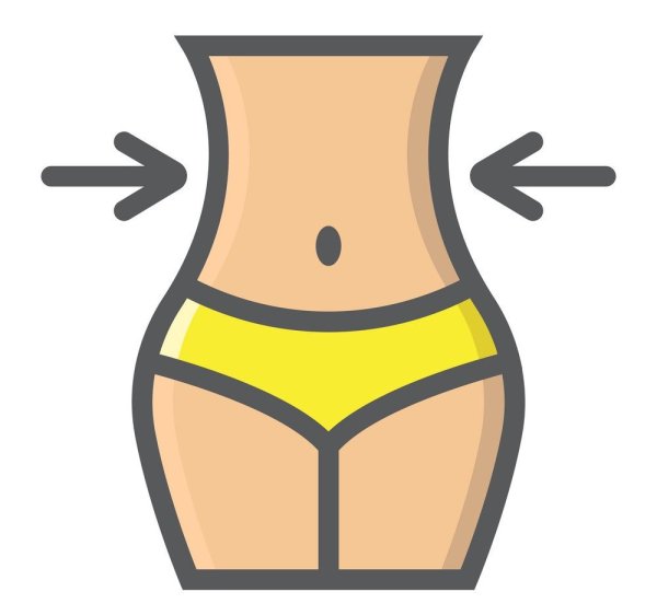 Похудение талия иконка