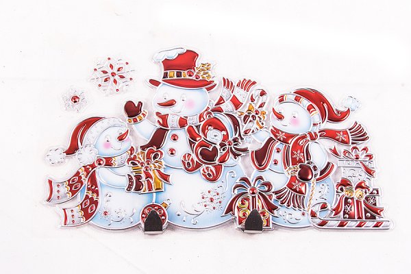 Новый год наклейки вектор