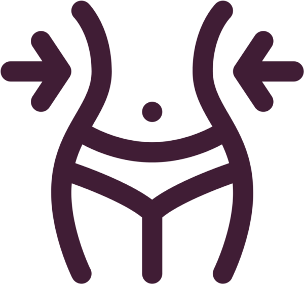 Тейпирование для похудения живота и боков схема