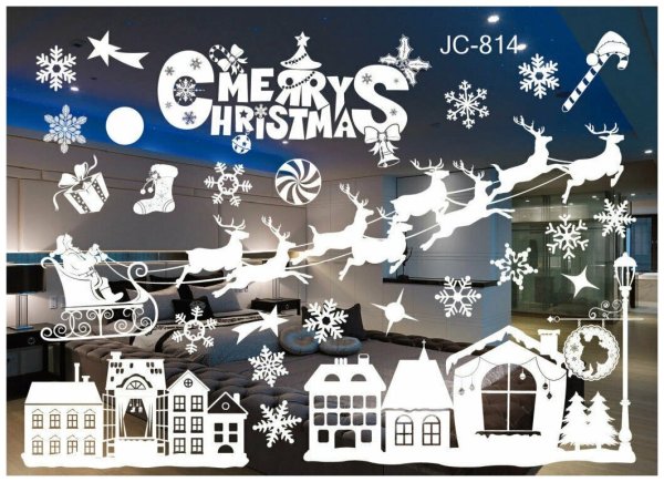 Рождественские наклейки