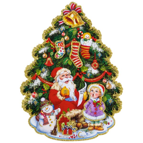 Новогодние наклейки