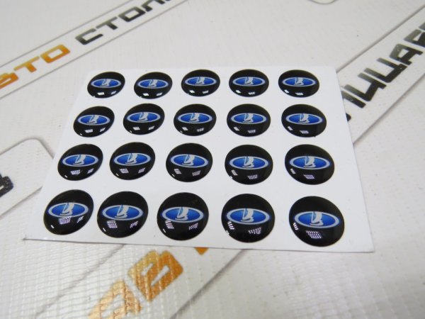 Наклейка на ключ с логотипом Лада