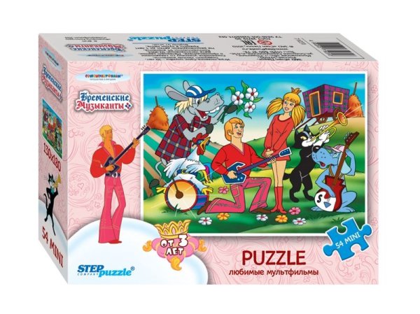 Пазлы Союзмультфильм Бременские музыканты