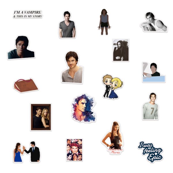 Наклейки дневники вампира