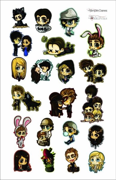 Стикеры дневники вампира для распечатки