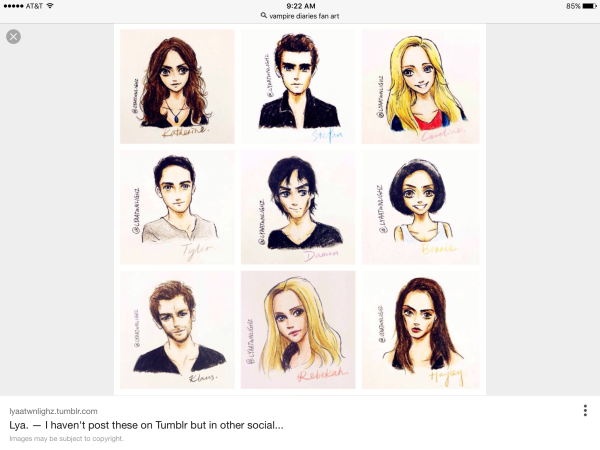 Наклейки дневники вампира