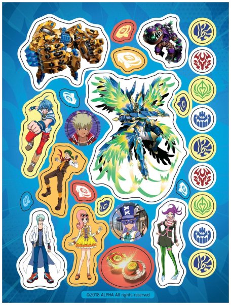 Альбом Росмэн 100 наклеек Infinity nado синяя