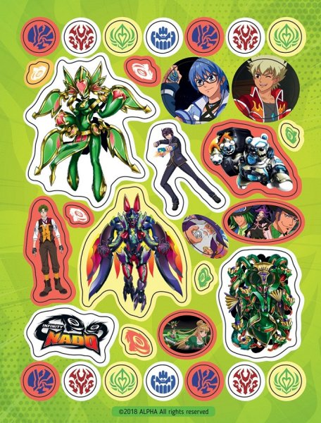 Коллекция наклеек Infinity nado