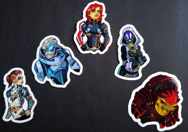 Масс эффект наклейки