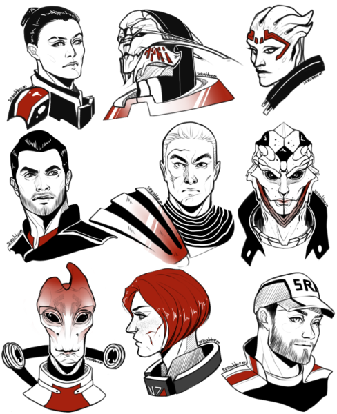 Mass Effect Стикеры