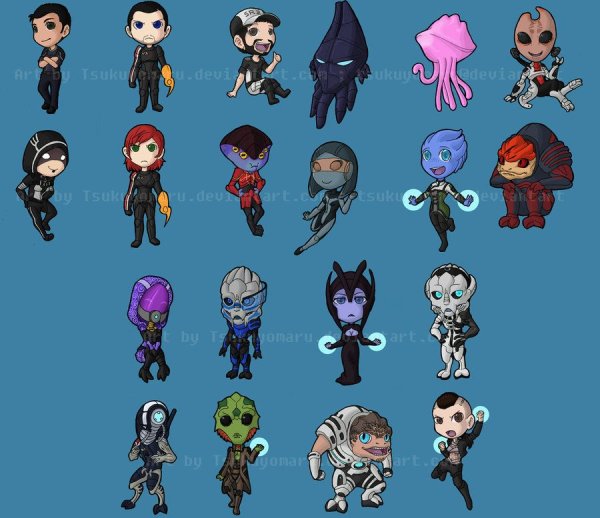 Mass Effect Стикеры