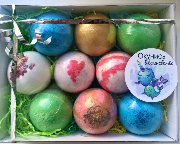 Черная бомбочка для ванны