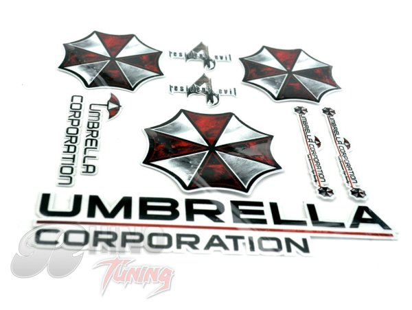 Корпорация Амбрелла значок на машине