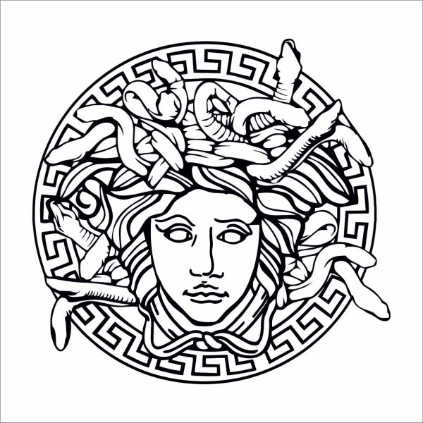 Версаче наклейка