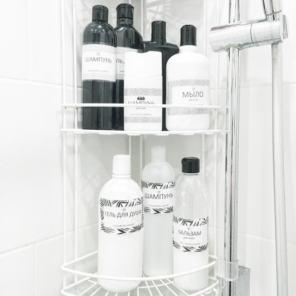 Наклейки на флаконы для ванной