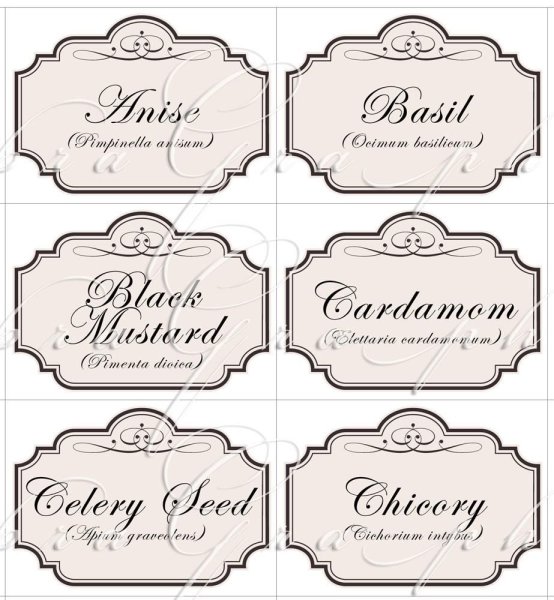 Этикетки для косметики