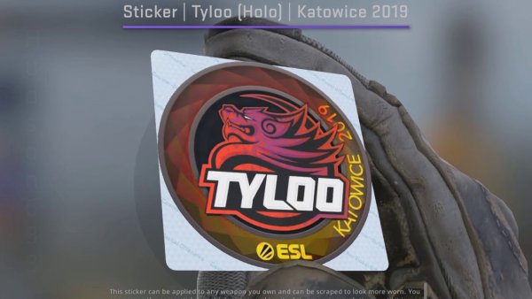 Наклейки КС го TYLOO 2020