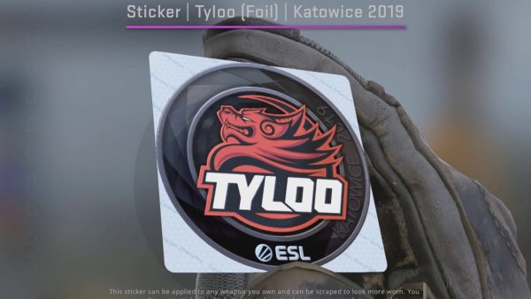 TYLOO CS go наклейка