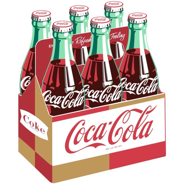 Стилизованная бутылка Coca-Cola
