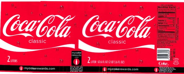 Кока кола обертка