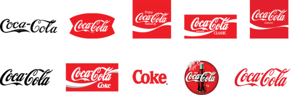 Эволюция логотипа Кока-кола