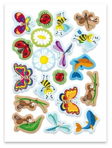 Наклейки объёмные