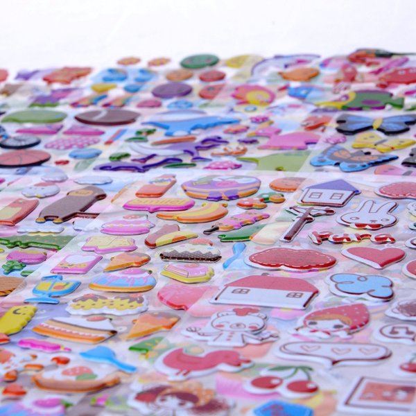 Наклейки объемные детские