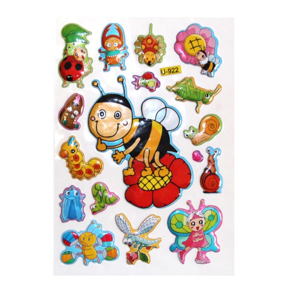 Наклейки выпуклые детские