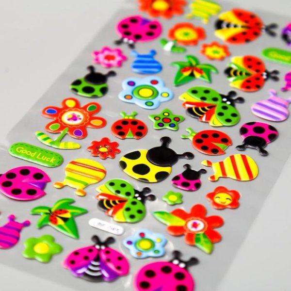 Детские объемные наклейки динозавры