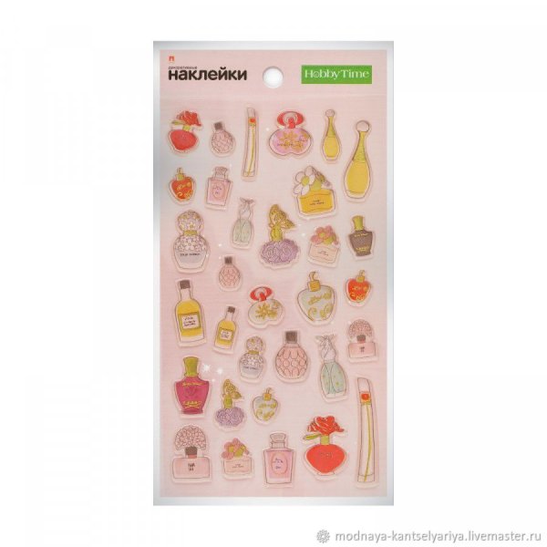 Наклейки с глиттером "рыбки"