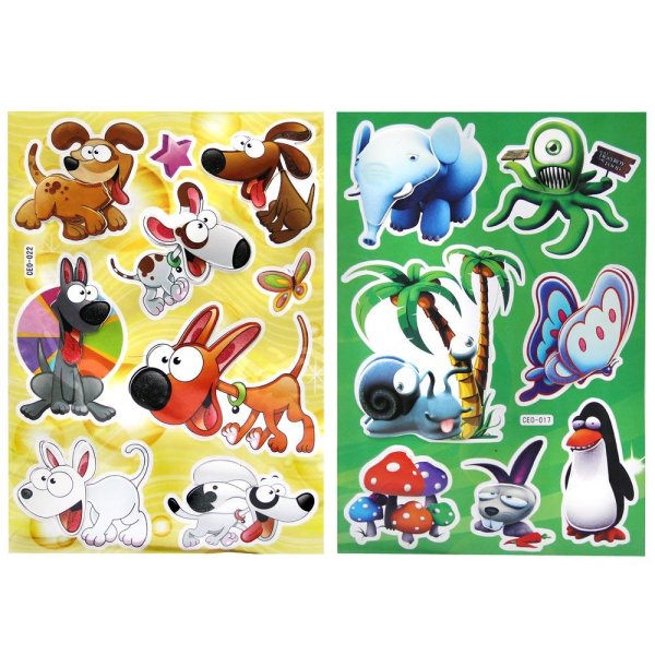 Наклейки объемные детские