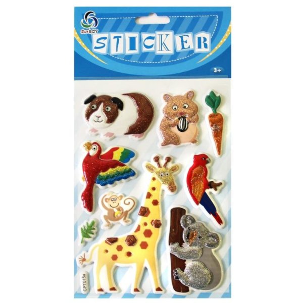 Феникс+ объемные наклейки для самых маленьких в лесу