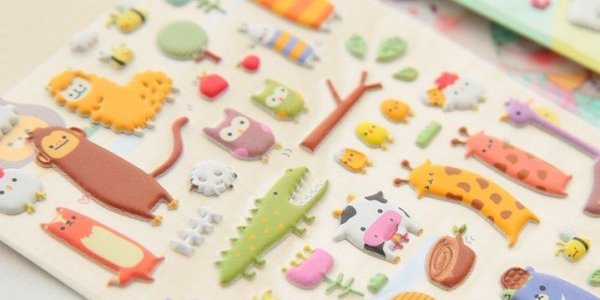 Набор наклеек из Китая маленький