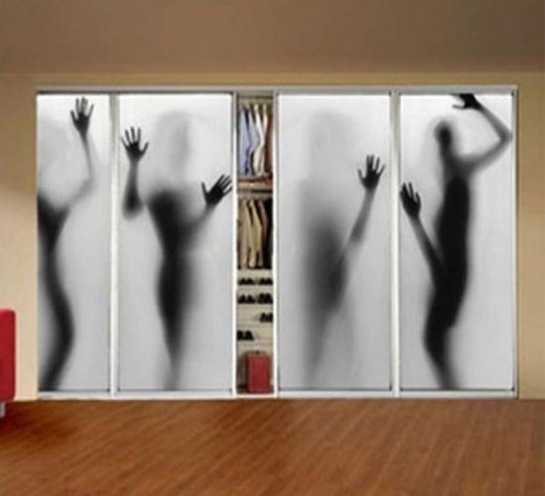 Декор для шкафа купе на двери