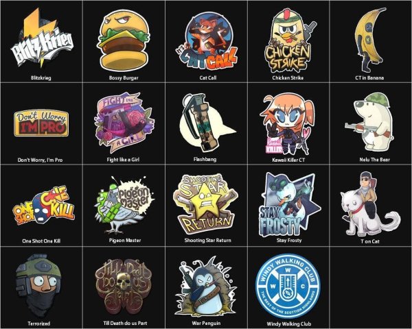 Стикеры CS go