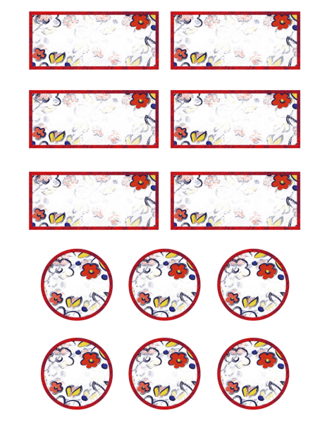 Бирки новогодние для подписи