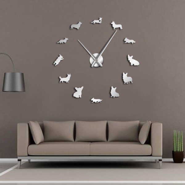 Часы зеркальные настенные