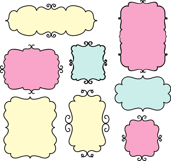 Скрапбукинг шаблоны