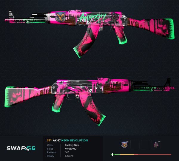 AK 47 неоновая революция наклейки