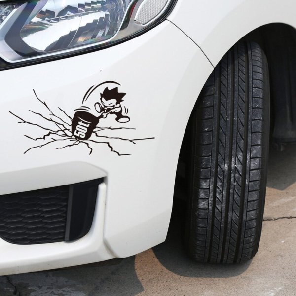 Наклейки на бампер автомобиля