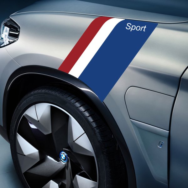 Наклейка на крыло автомобиля Ауди