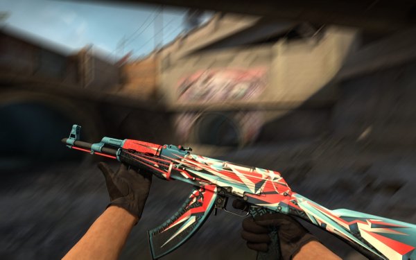 КС го АК 47 буйство красок