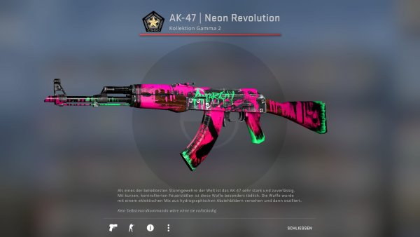 КС го скин неоновая революция